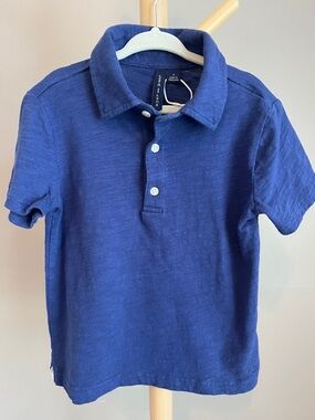 ⭐️⭐️ PICK 5 / $20 Janie & Jack Classic Blue Kids Polo Shirt Size 4